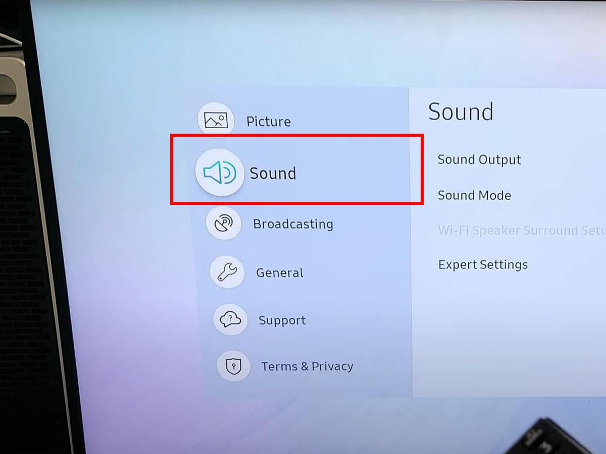 Navigate to 'Sound.' (From: Youtube/ WorldofTech)