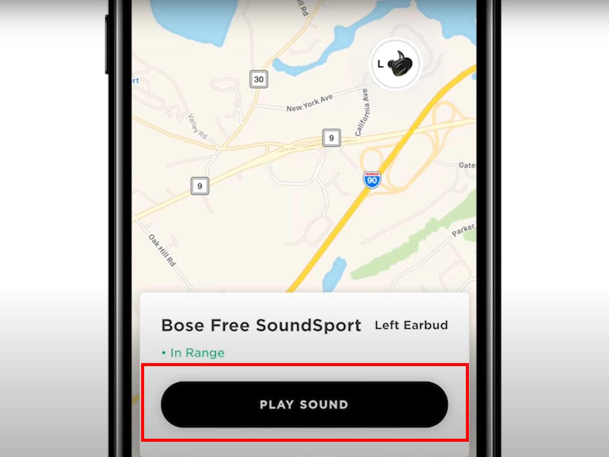 Click Play Sound. (From: Youtube/Bose Product Support)
