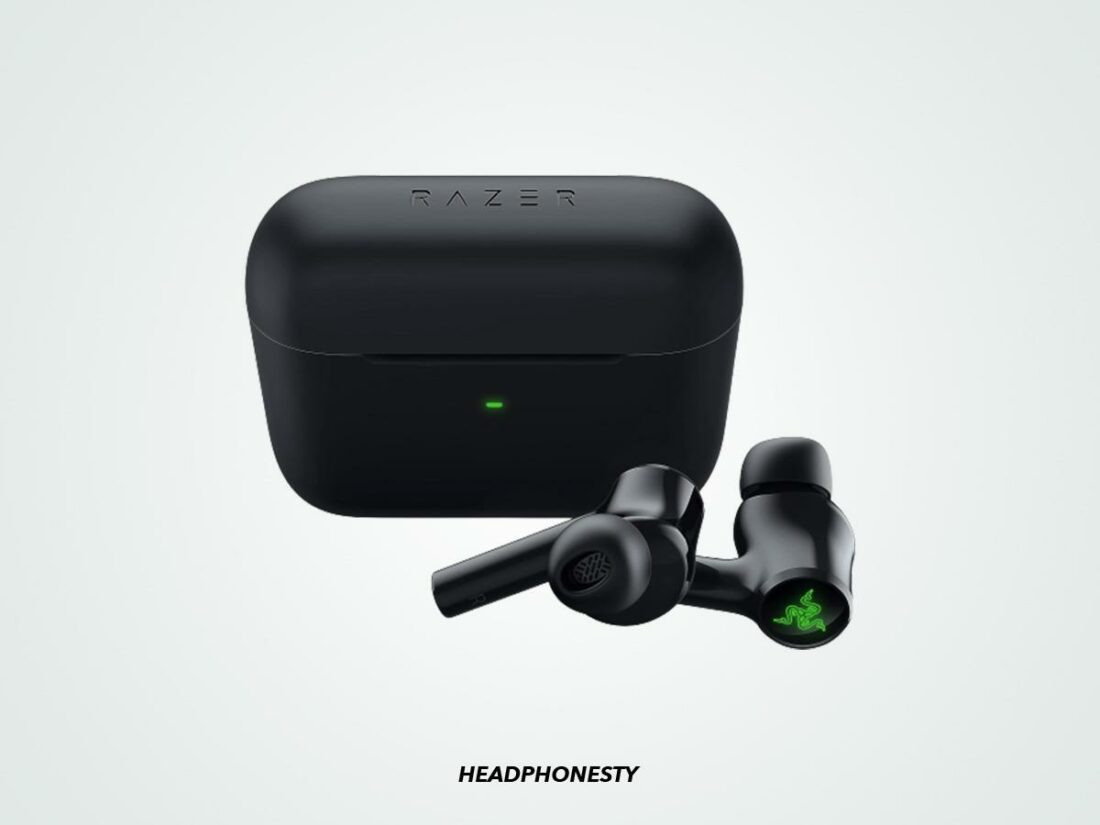 Close look at the Razer Hammerhead HyperSpeed Earbuds (From: Amazon).