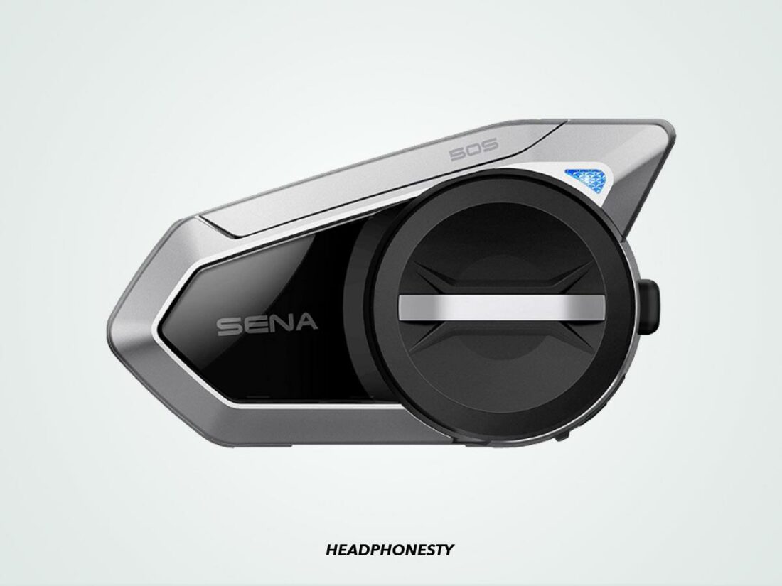Close look at the Sena 50S Bluetooth Headset (From: Amazon)