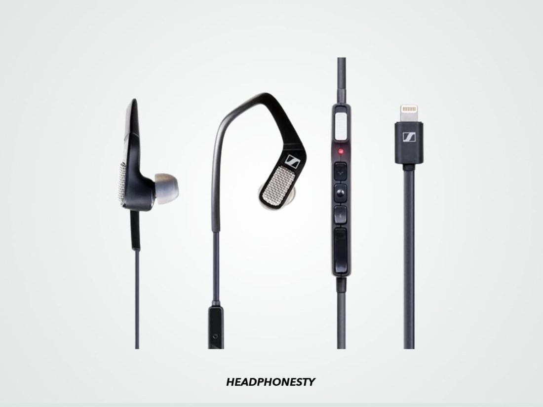 Close look at Sennheiser AMBEO smart headset . (from: Amazon.com)